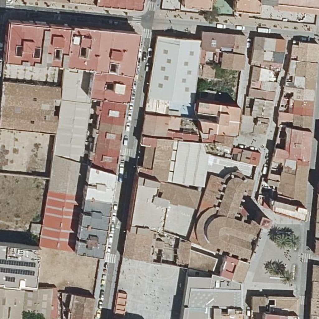 Aerial view of the grounds of Centre Privat Hogar Nuestra Señora Del Rosario