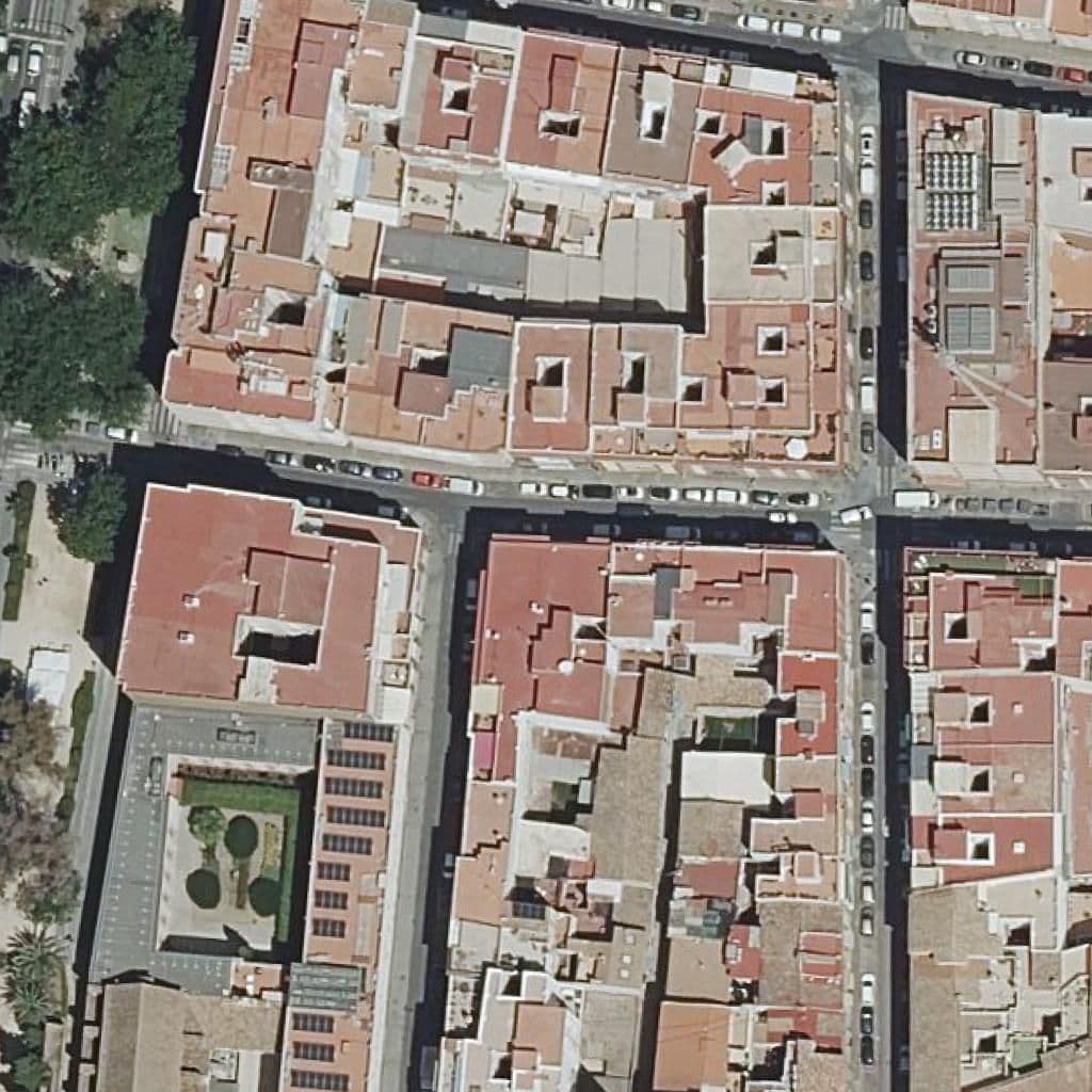 Aerial view of the grounds of Centre Privat Fp Ciutat Vella