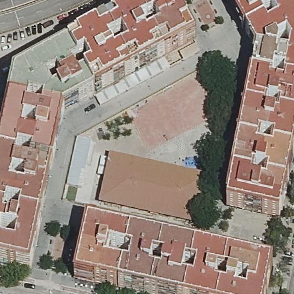 Aerial view of the grounds of Ceip Rafael Mateu Cámara