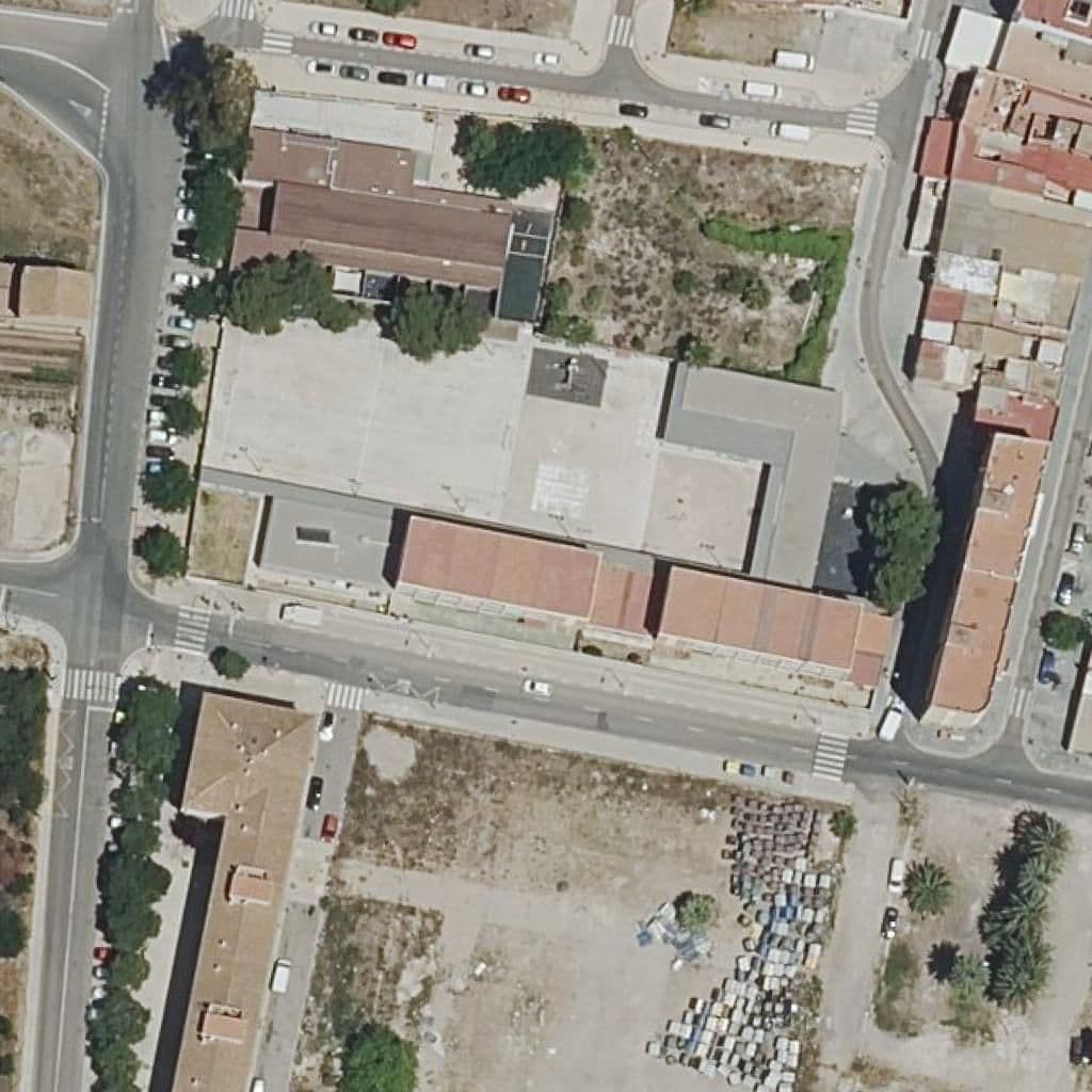 Aerial view of the grounds of Ceip Juan Manuel Montoya