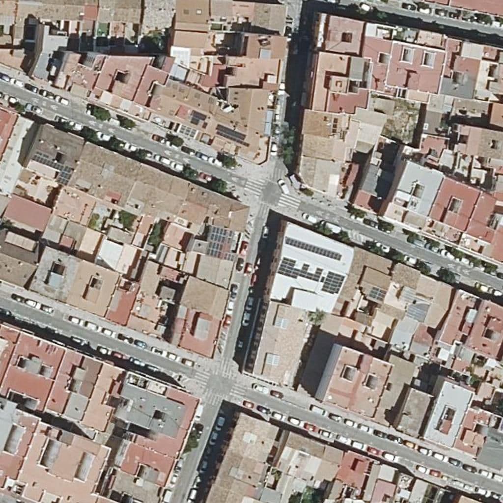Aerial view of the grounds of Escola Privada De Música Hipolito Martinez