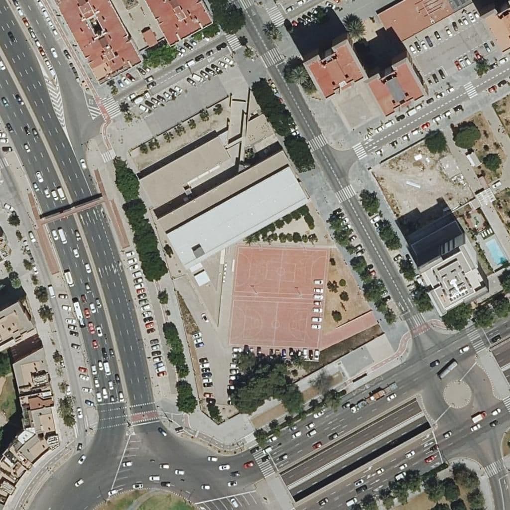 Aerial view of the grounds of Cipfp Ausiàs March