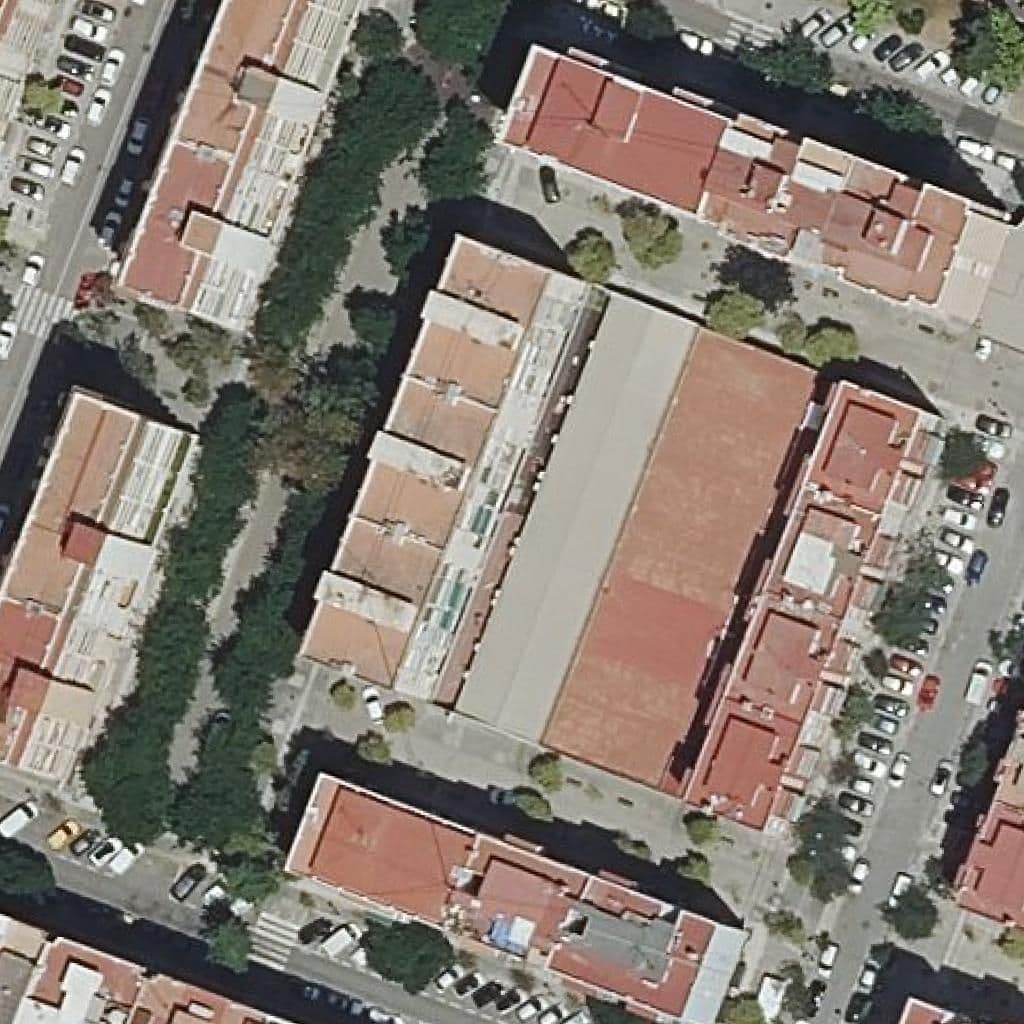 Aerial view of the grounds of Centre Priv. Ed. Inf. 1Er Cicle Dálmatas