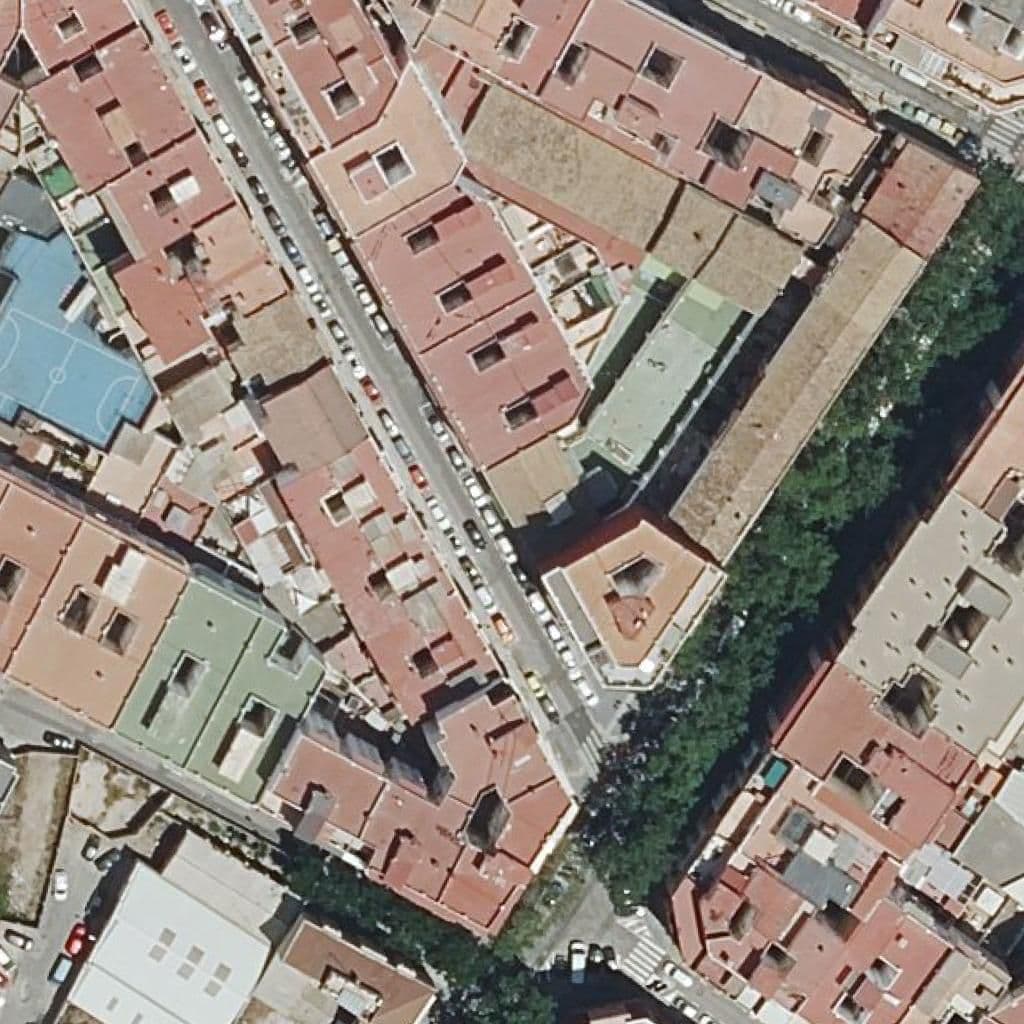 Aerial view of the grounds of Centre Priv. Ed. Infantil La Paloma
