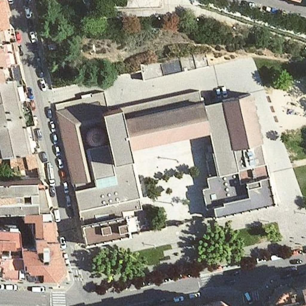 Aerial view of the grounds of Escola Bressol Municipal El Rellotge