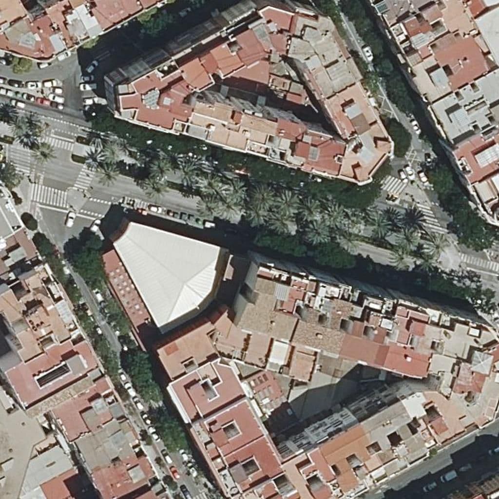 Aerial view of the grounds of Centre Privat Fp Bys Formación