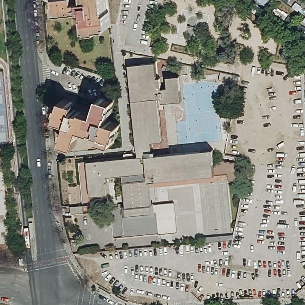 Aerial view of the grounds of Escola Privada De Música Francisca Pascual