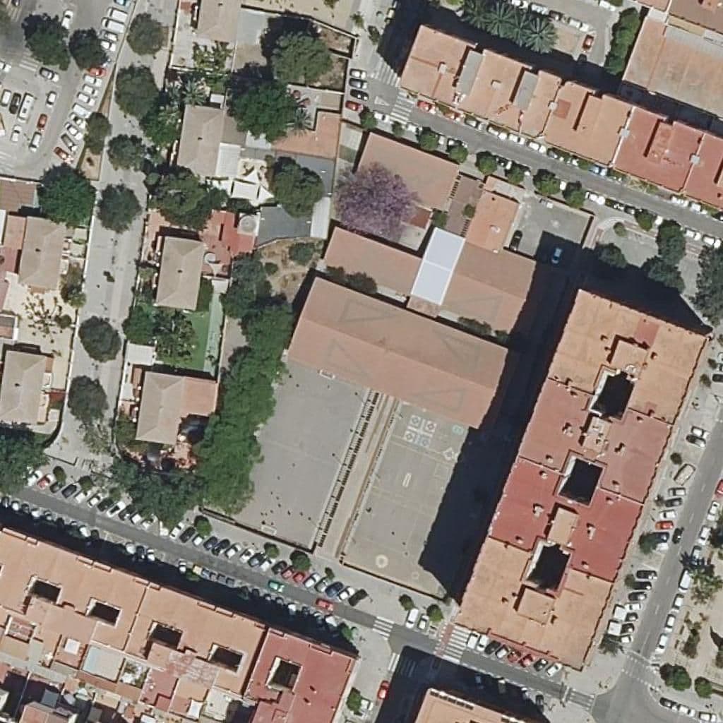 Aerial view of the grounds of Centre Priv. Ed. Inf. 1Er Cicle Anaia