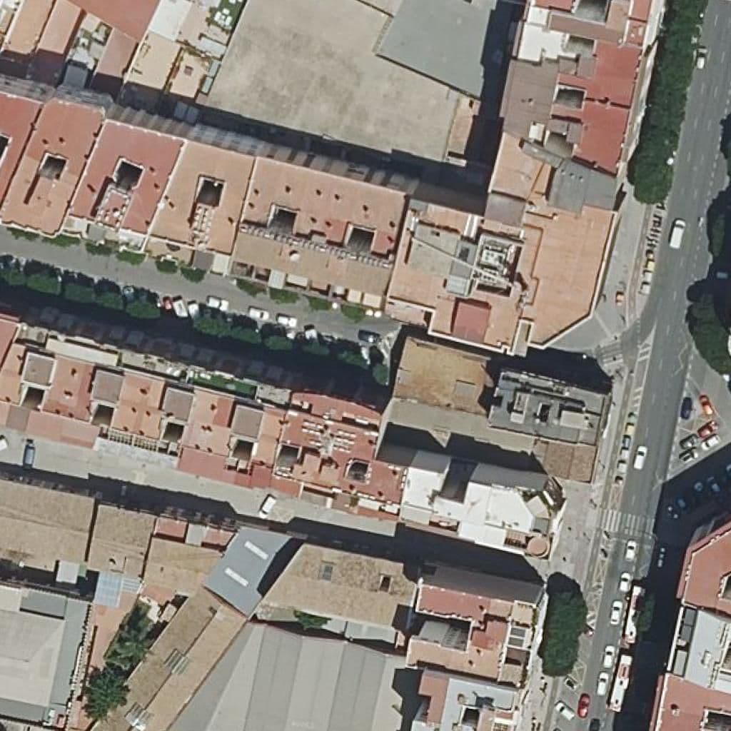 Aerial view of the grounds of Centre Privat Fp Taes