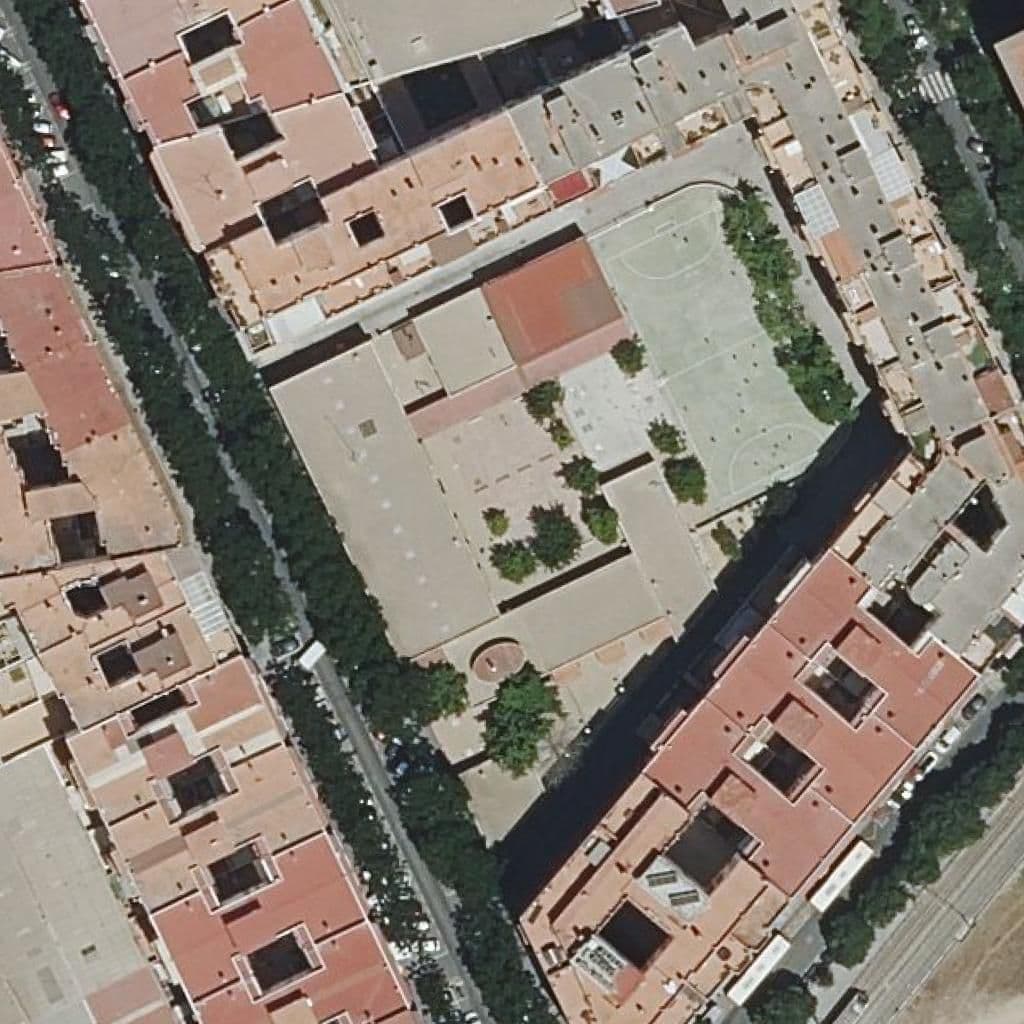 Aerial view of the grounds of Centre Priv. Ed. Inf. 1Er Cicle Montessori-San Isidro