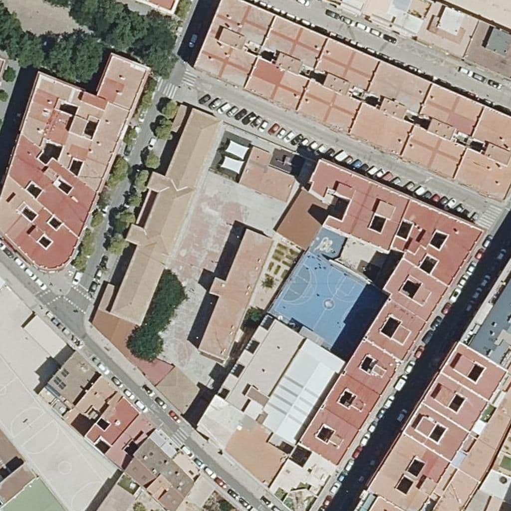 Aerial view of the grounds of Centre Priv. Ed. Inf. 1Er Cicle Gomets