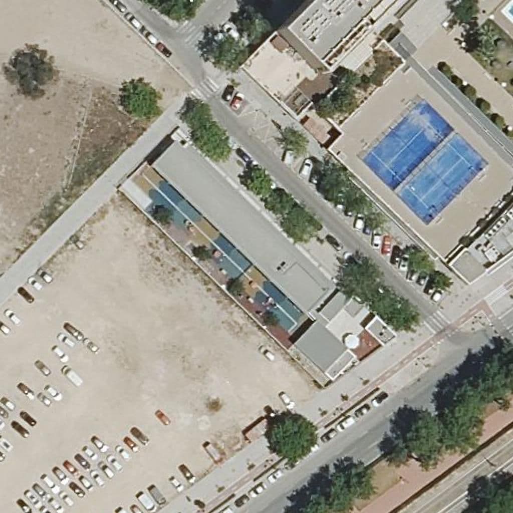 Aerial view of the grounds of Ei 1Er Cicle Municipal Diputada Clara Campoamor