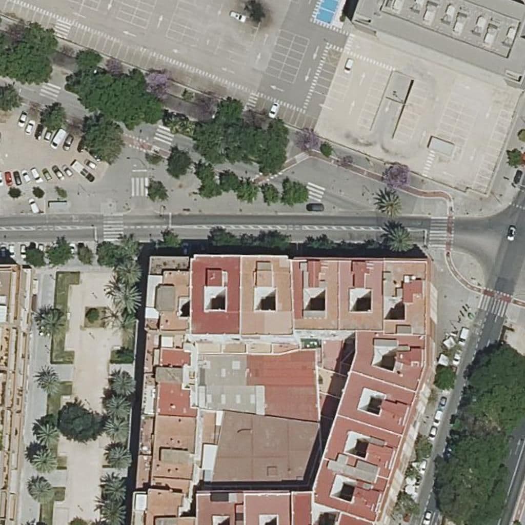 Aerial view of the grounds of Centre Privat Fp Studio