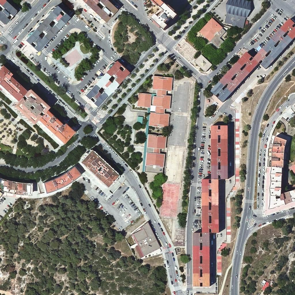 Aerial view of the grounds of Llar D'infants Sant Pere I Sant Pau