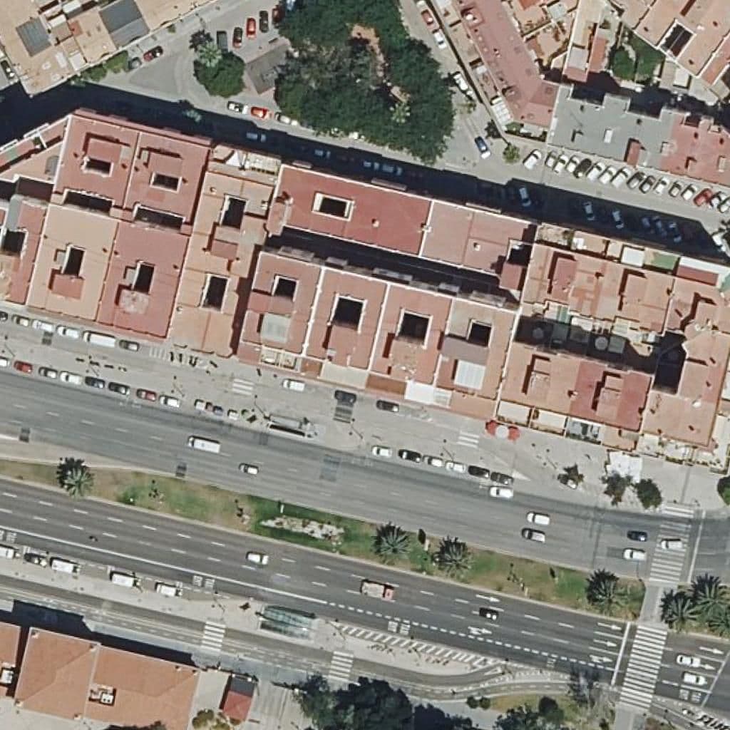 Aerial view of the grounds of Centre Privat Fp Mediterráneo Culinary Center