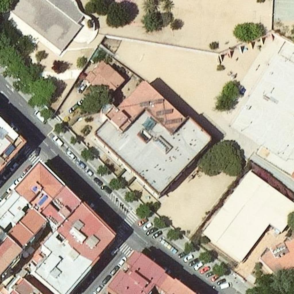 Aerial view of the grounds of Sol-Ixent