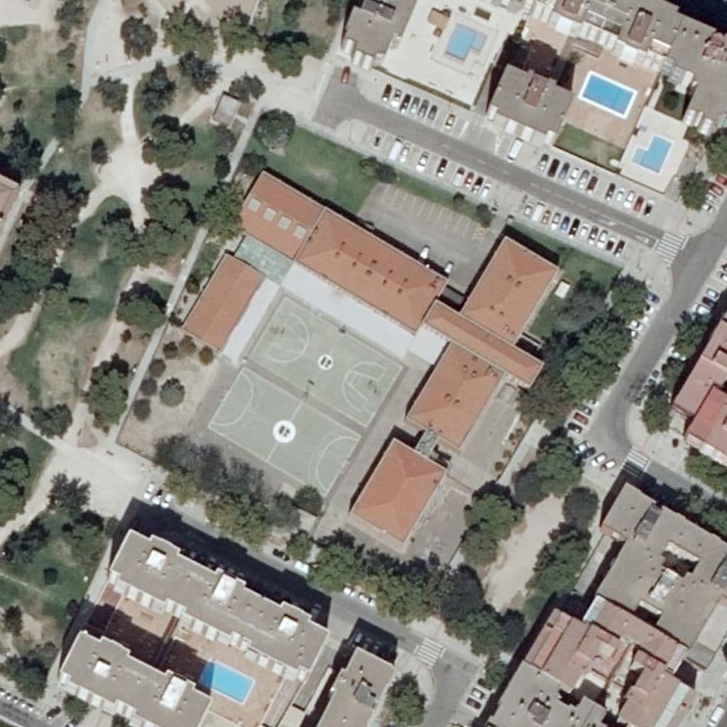 Вид сверху на территорию школы «I.E.S. Andalán»