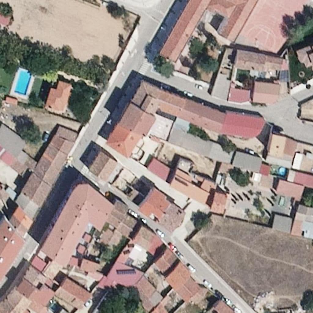 Вид згори на територію школи «Extensión de E.O.I. de Teruel»