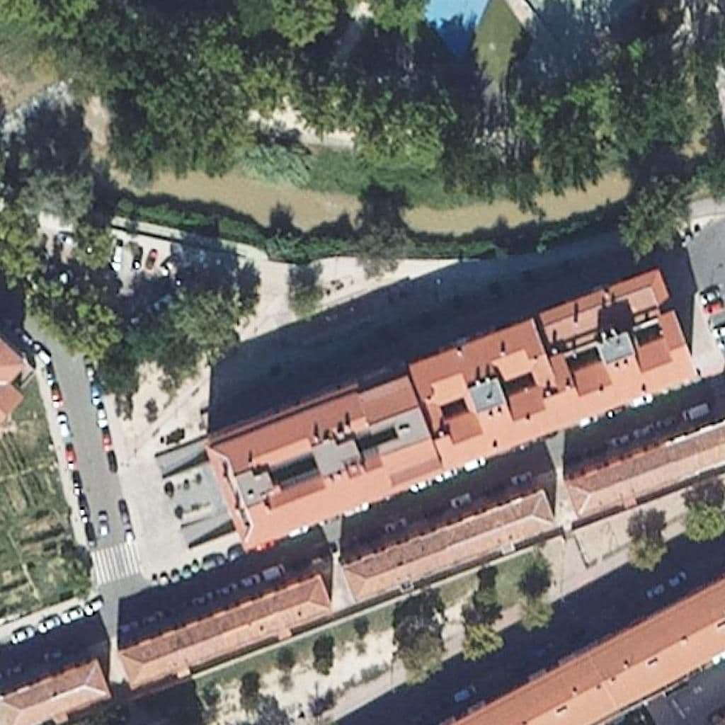 Aerial view of the grounds of C.P. Francisco de Goya