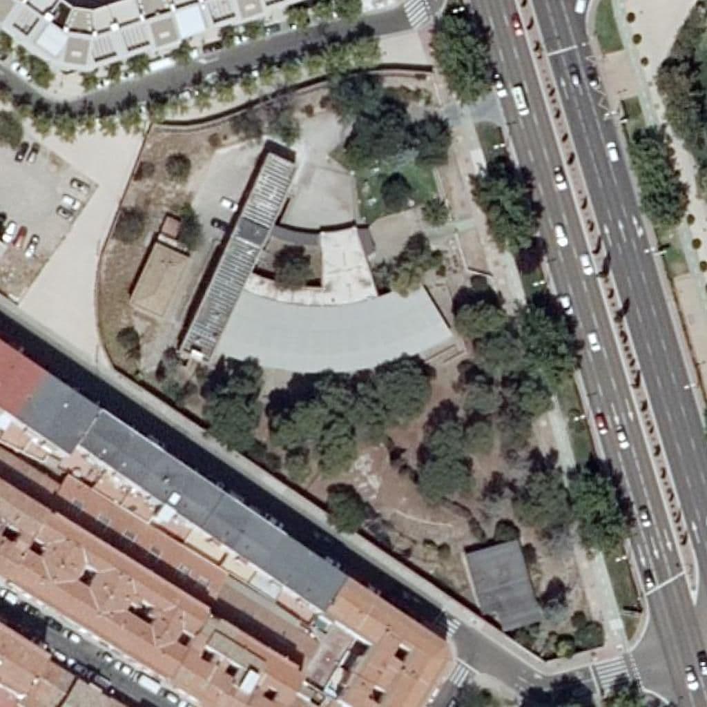 Aerial view of the grounds of C.E.I. Bosque Ternura