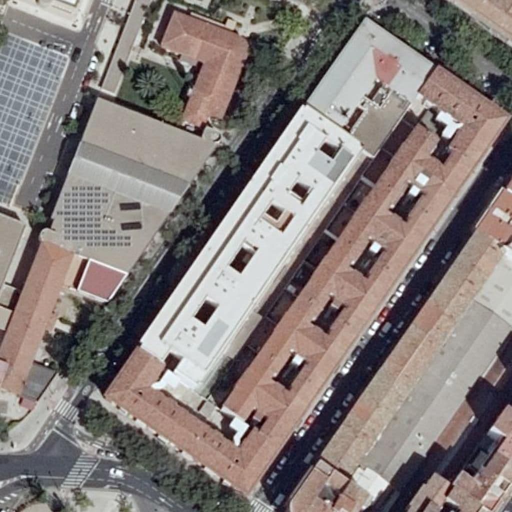 Aerial view of the grounds of C.E.I. Peluche