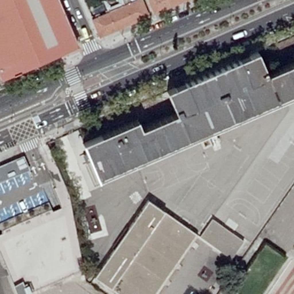 Aerial view of the grounds of C.P. Recarte Y Ornat