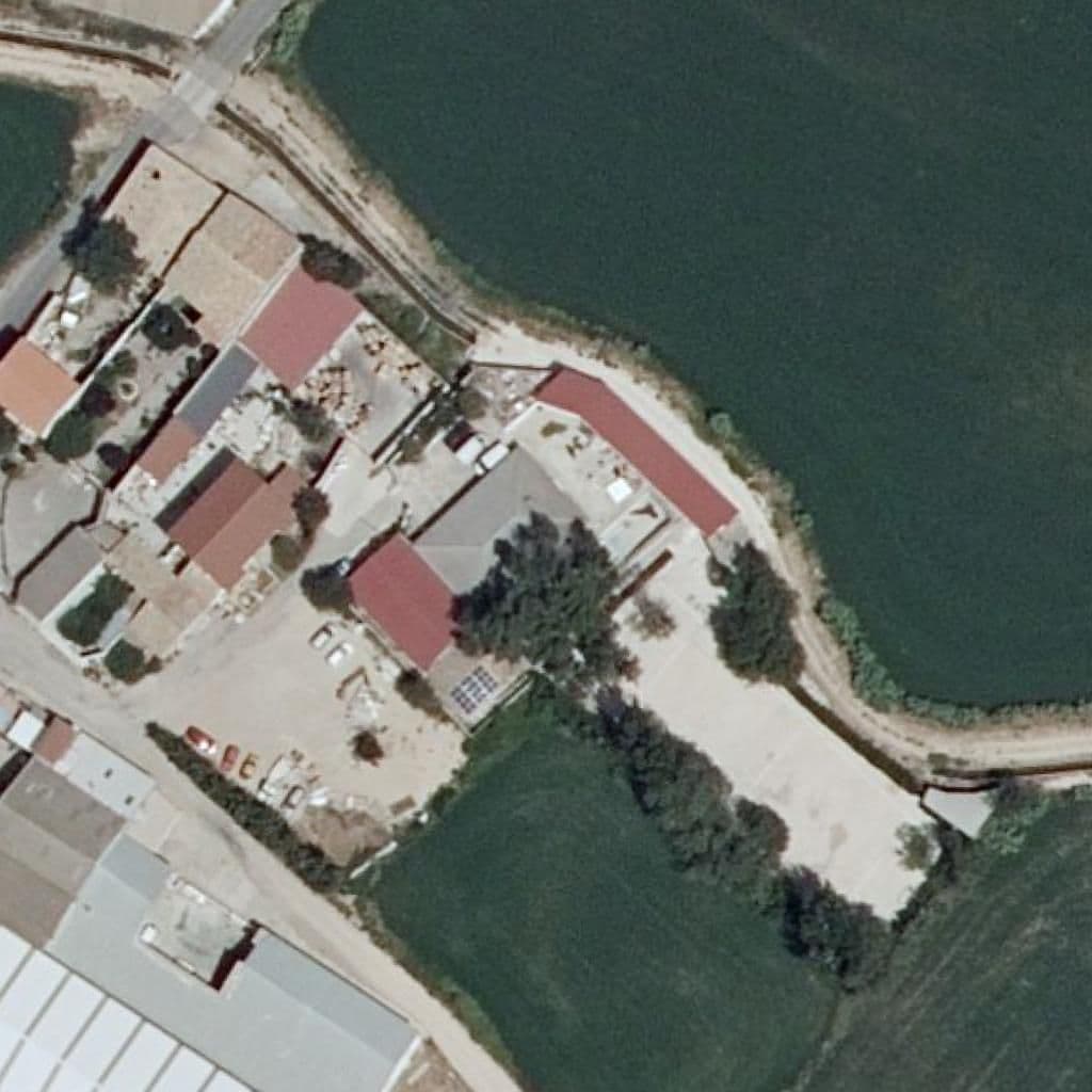 Aerial view of the grounds of C.E.E. María Soriano