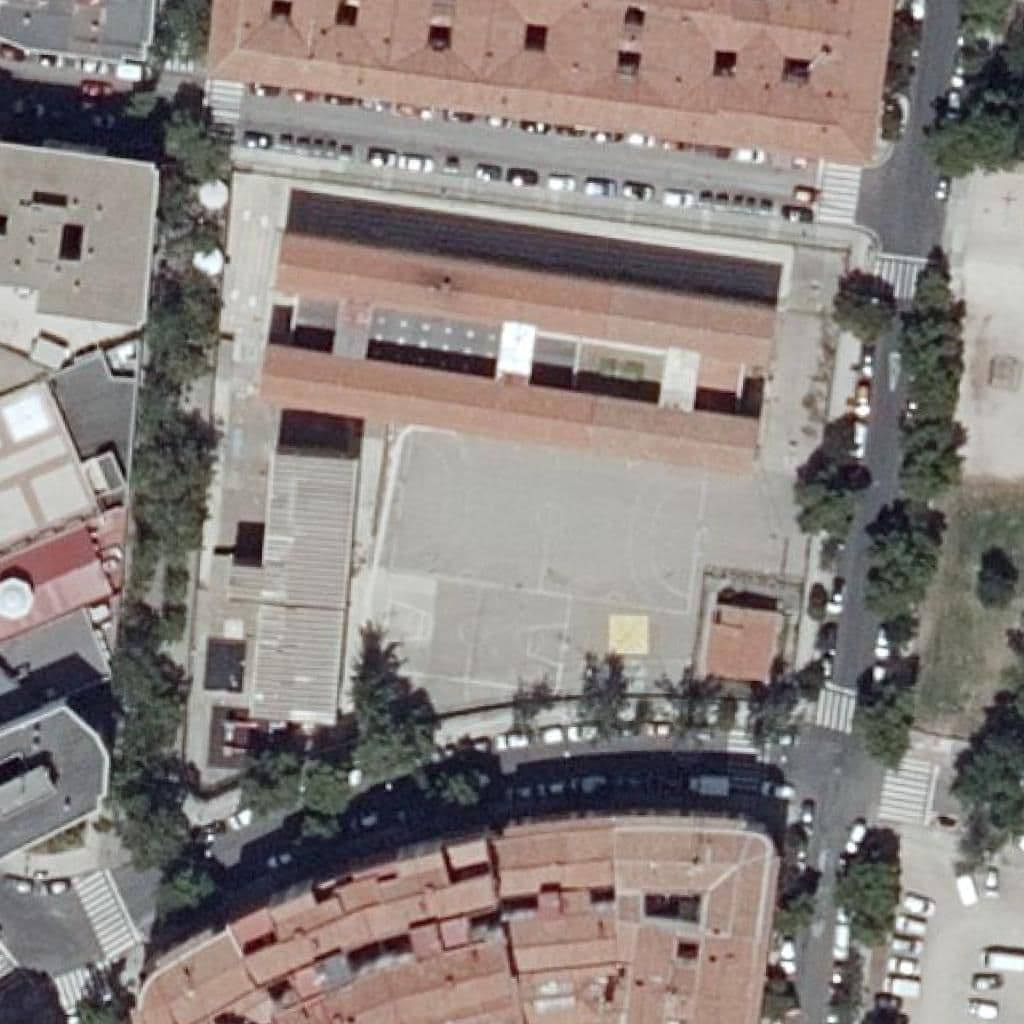 Aerial view of the grounds of C.P. Marcos Frechín
