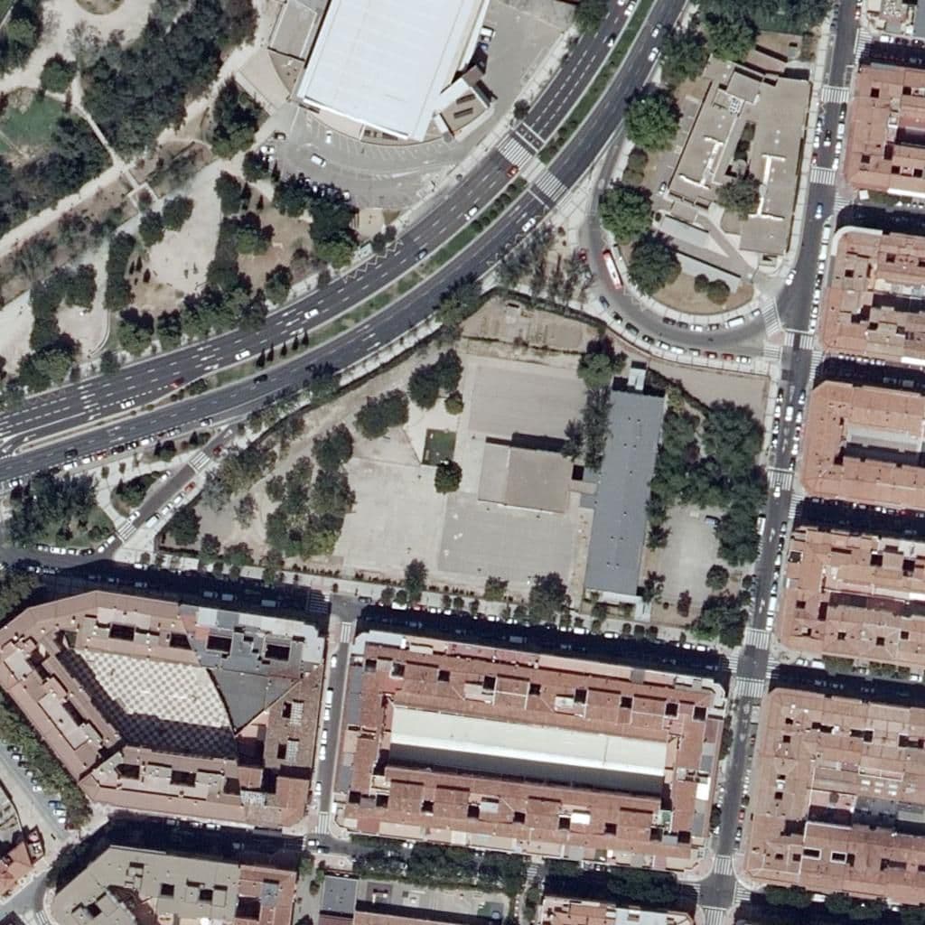 Aerial view of the grounds of C.P. Las Fuentes