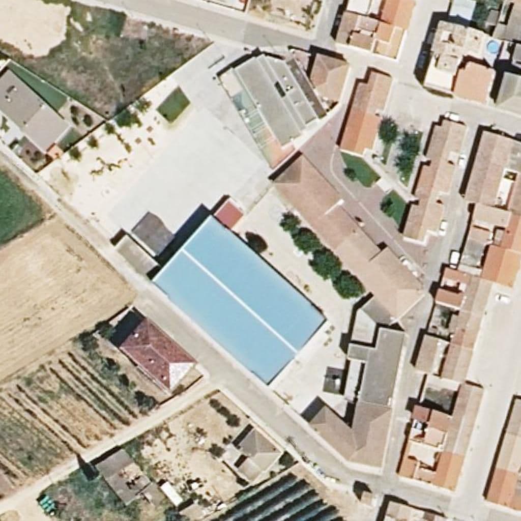 Вид сверху на территорию школы «C.R.A. de Altorricón»