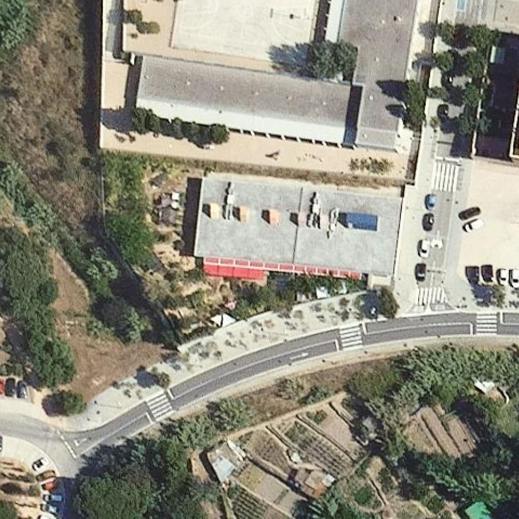 Aerial view of the grounds of Escola Bressol Mas Balmanya
