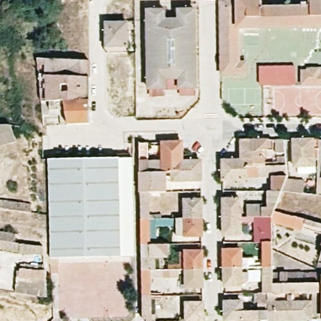 Вид згори на територію школи «C.P. La Laguna»