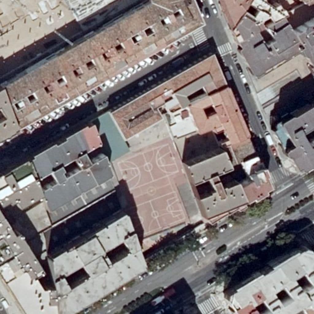 Aerial view of the grounds of C. Inmaculada Concepción