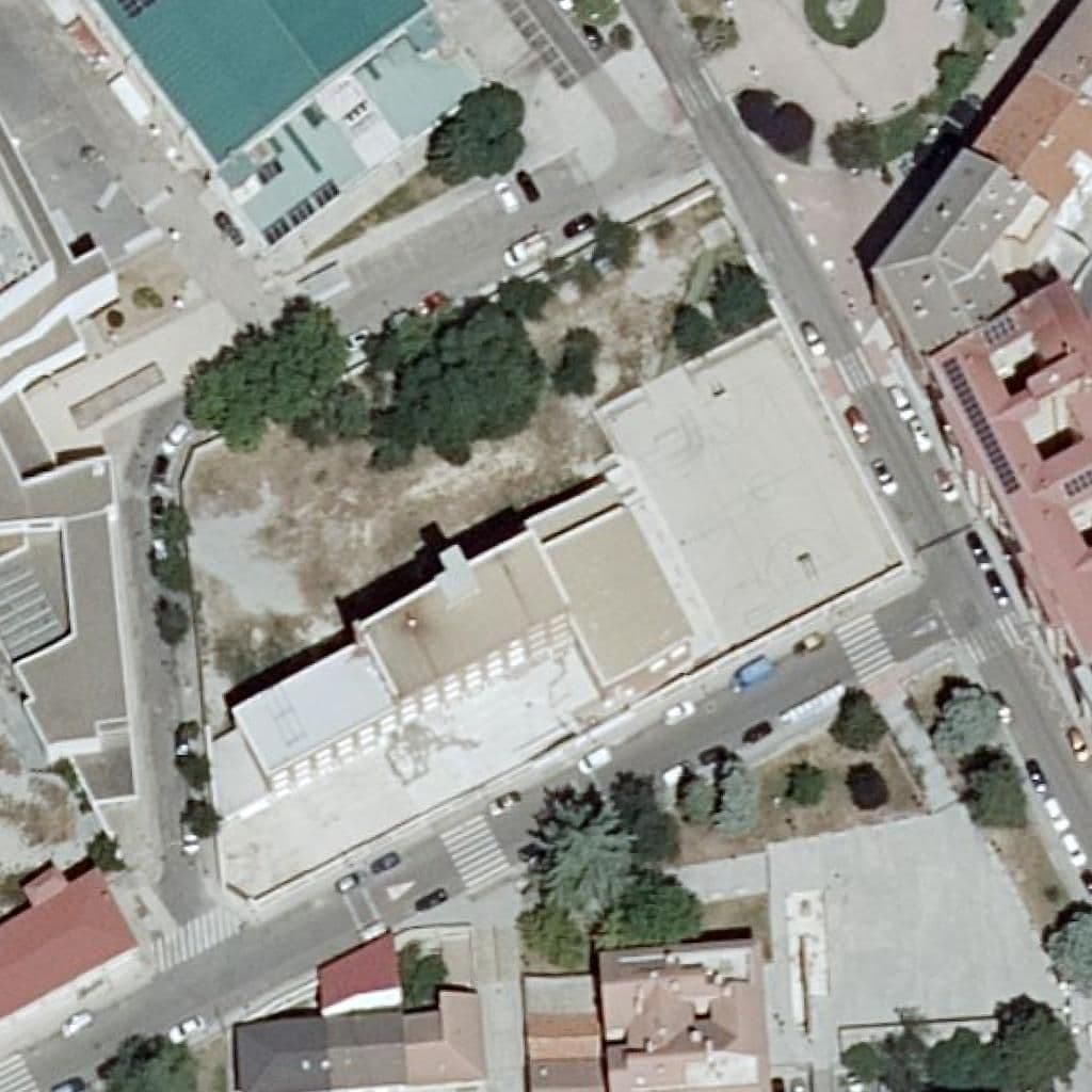 Вид сверху на территорию школы «C. Santa Ana»