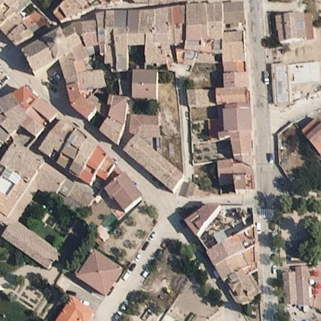 Aerial view of the grounds of E.E.I. Sagalets Aula de La Fresneda