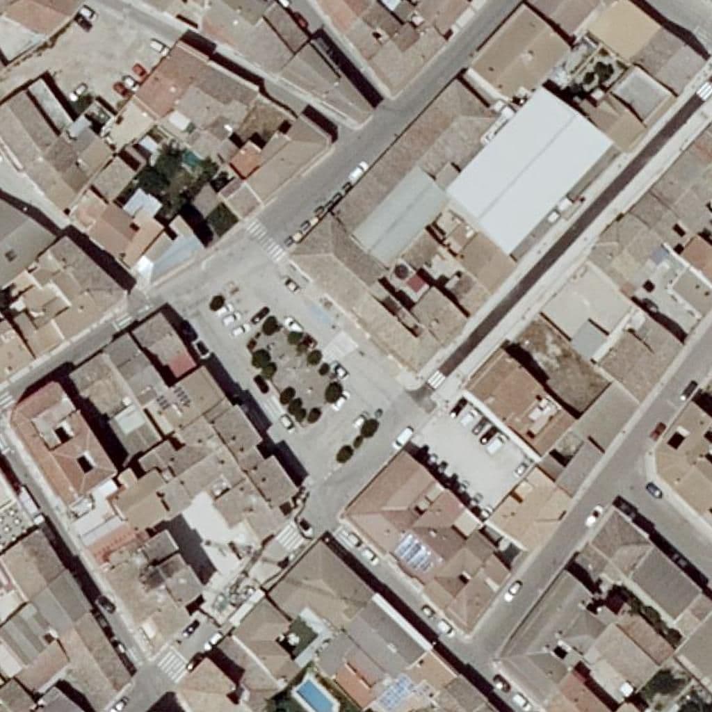 Aerial view of the grounds of E.O.I. De Ejea de los Caballeros