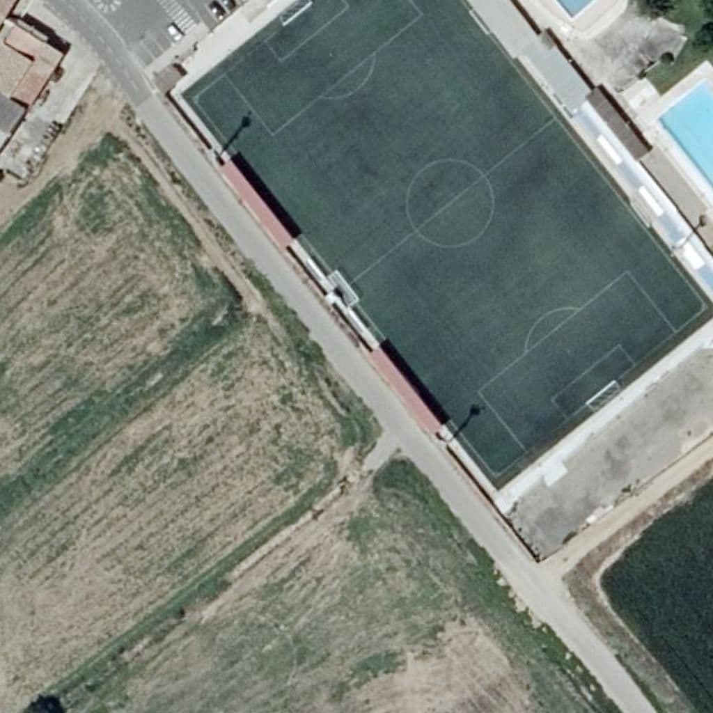 Вид сверху на территорию школы «C.P. San Miguel»