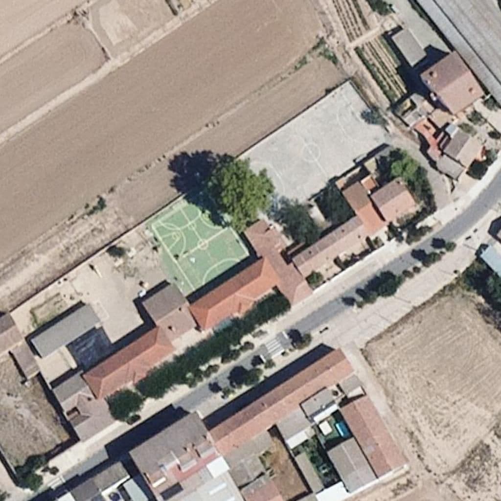 Aerial view of the grounds of C.R.A. del Ebro