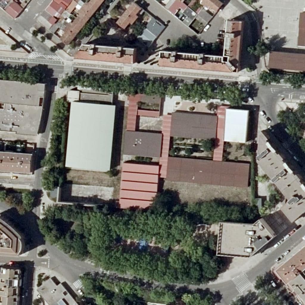 Вид сверху на территорию школы «C.P.I.F.P. San Lorenzo»