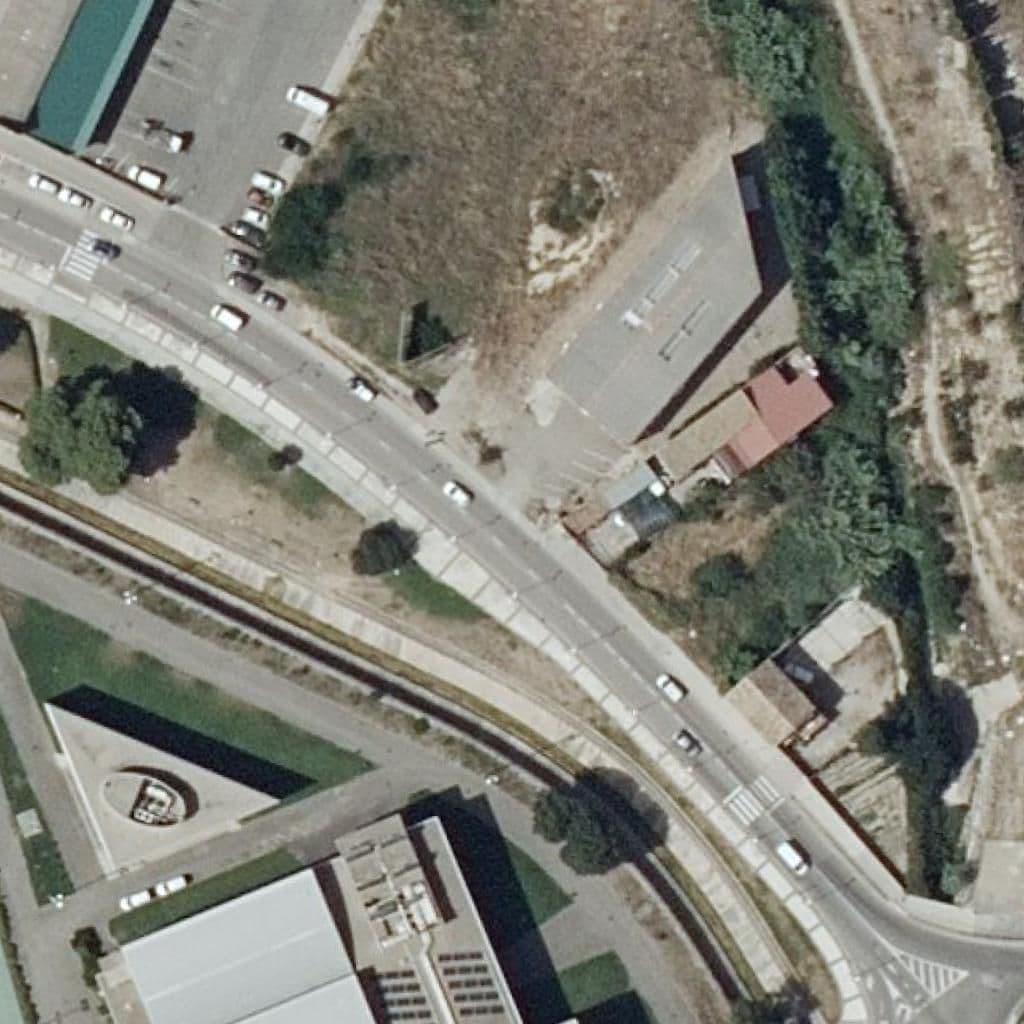 Aerial view of the grounds of E.O.I. de Huesca