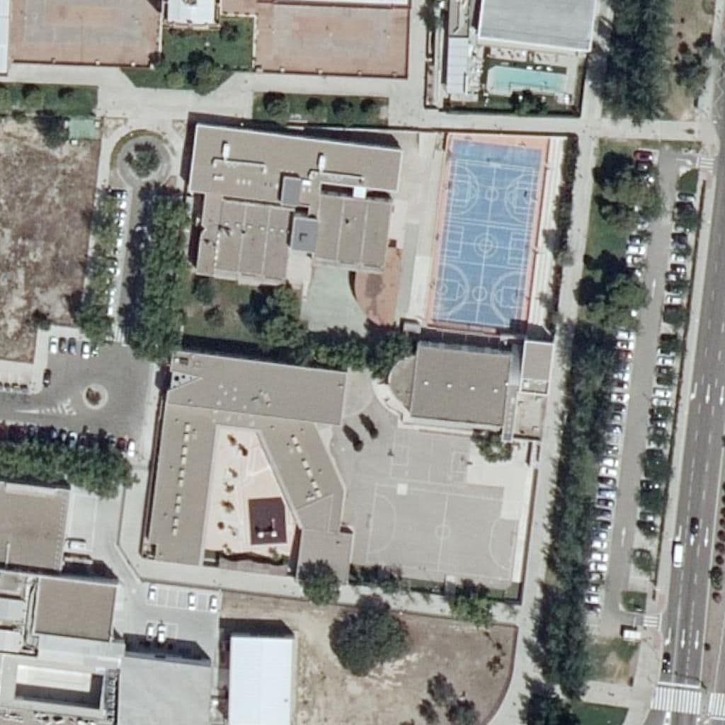 Aerial view of the grounds of C. Cpa-Salduie
