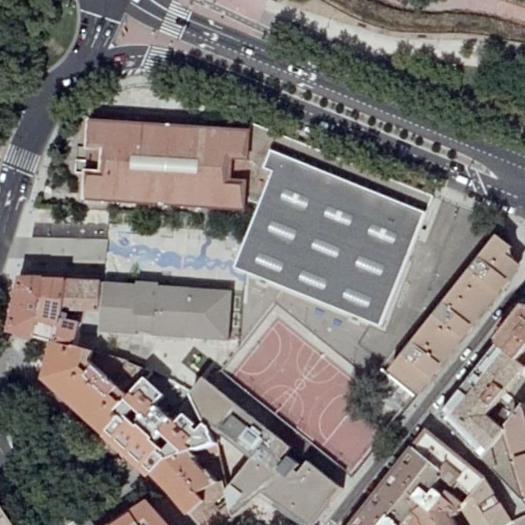 Aerial view of the grounds of C.P. Tenerías