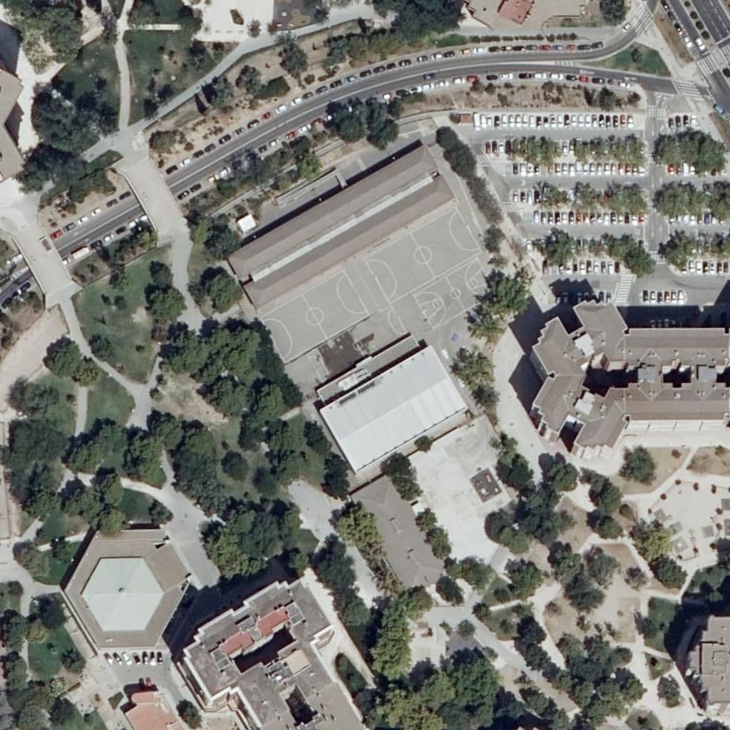 Aerial view of the grounds of C.P. Miraflores