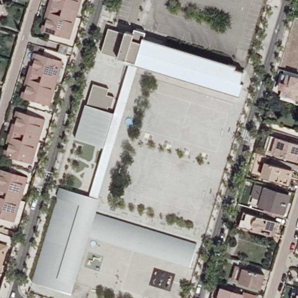 Aerial view of the grounds of C.P. Montecanal