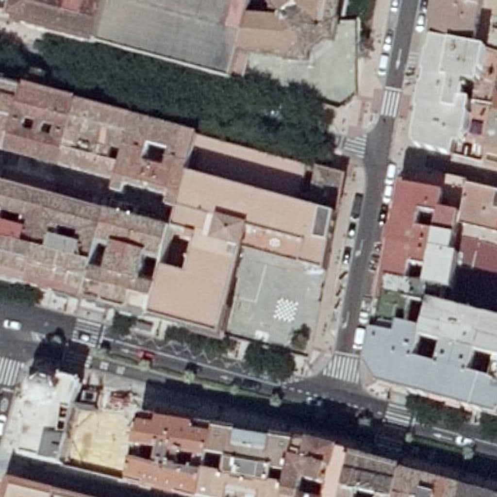 Вид сверху на территорию школы «C. Ntra. Sra. del Carmen Y San José»