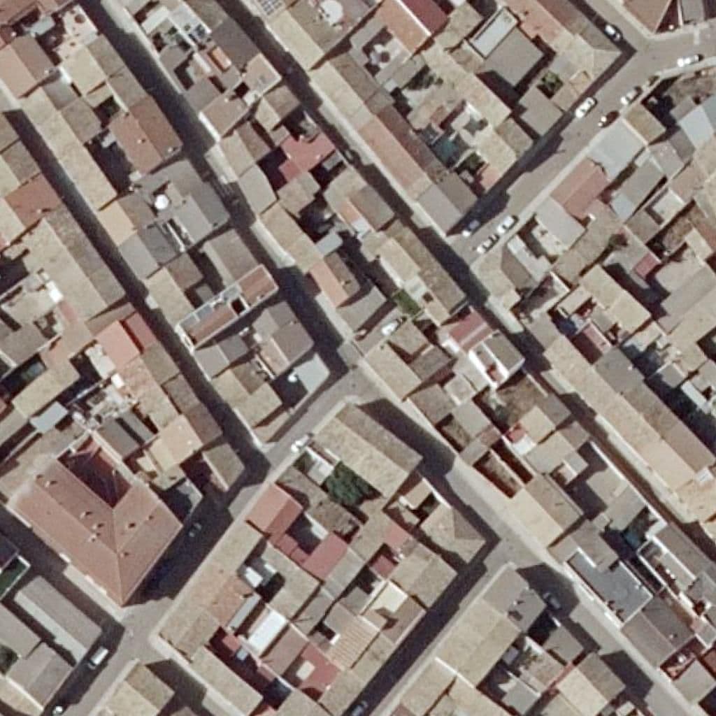 Вид сверху на территорию школы «C.P. Montes del Castellar»