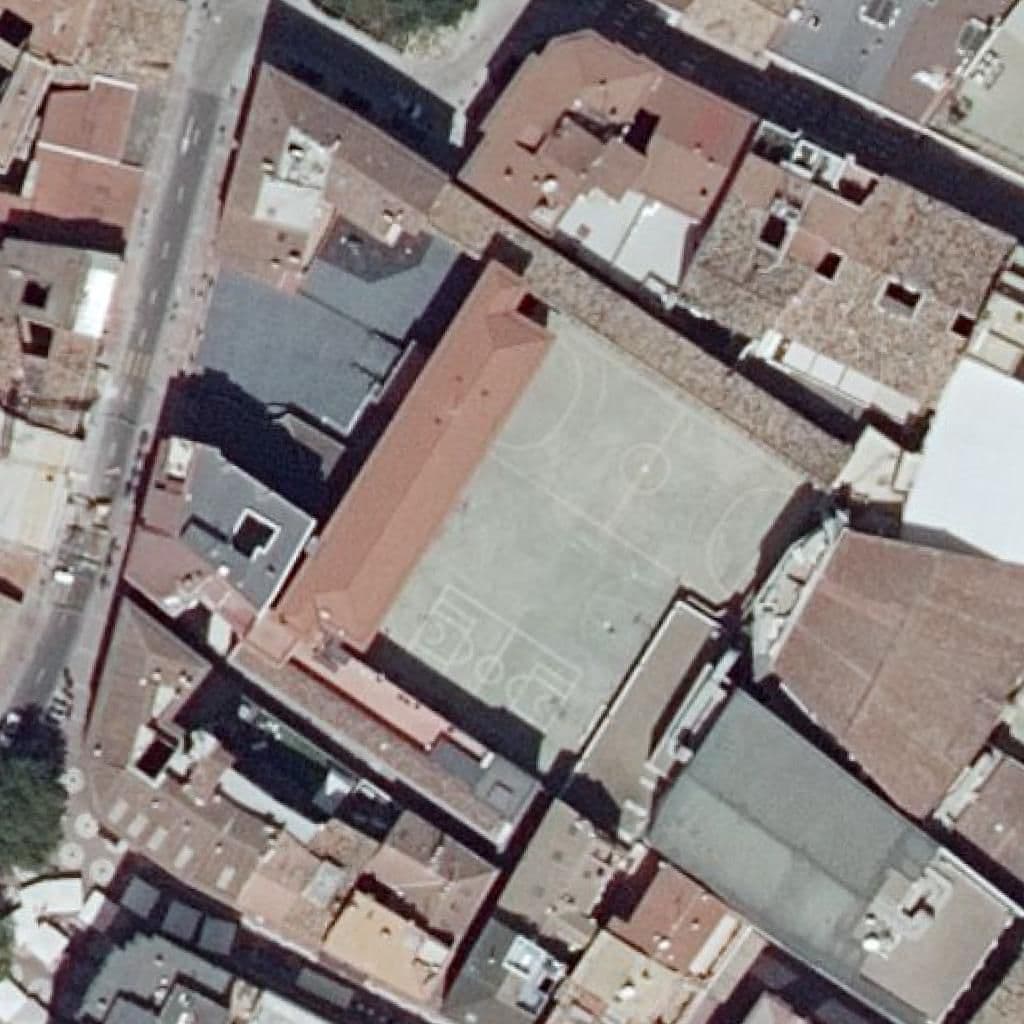 Aerial view of the grounds of C. Santa Rosa