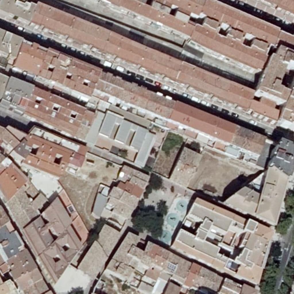 Aerial view of the grounds of E.E.I. Villacampa
