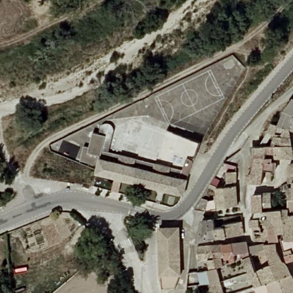 Aerial view of the grounds of E.E.I. de Biota