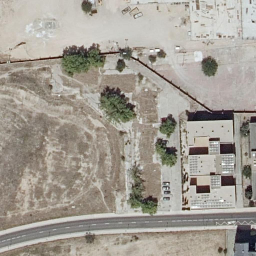 Aerial view of the grounds of E.E.I. Los Ibones